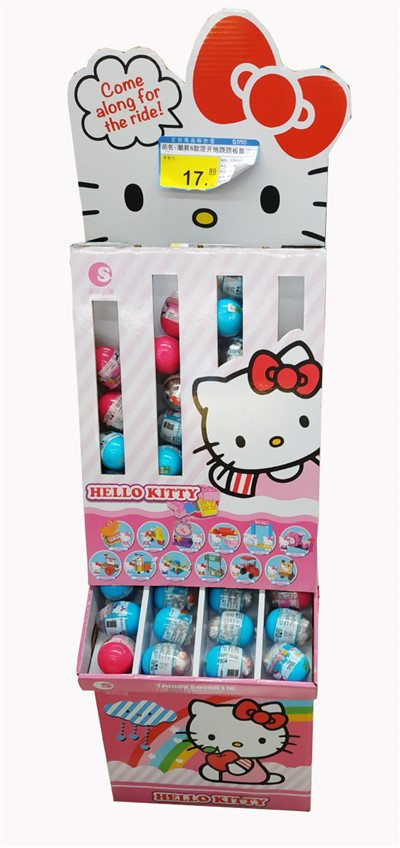 Wyświetlacz podłogi kartonowej PDQ w supermarkecie