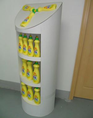 Stojak na kartonowe detergenty do prania
